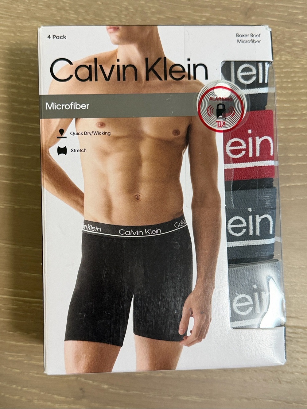 Calvin Klein Men's Boxer Briefs Pack - Black, Red, Gray
